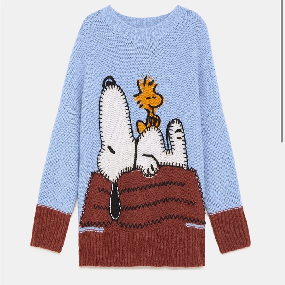 Zara Snoopy Sweater